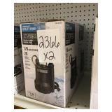 Submersible Utility Pump x2