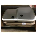 8' Double Bowl Composite Kitchen Sink