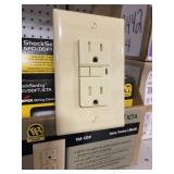 GFCI Receptacies w/ wallplate  x 10