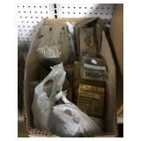 Box of misc electrical breakers sold one money