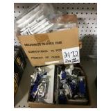 2 boxes of misc electrical sold one money