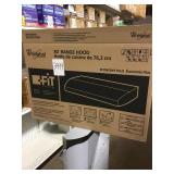 30in Whirlpool range hood