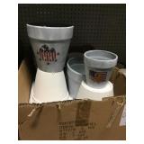 Large and Small Flower Pots x 12