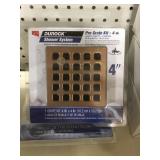 Durock 4" Shower Grate x 3