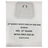 19in Fireclay Bar Sink