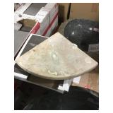 Natural stone shower corner shelf x6