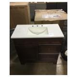 36" Single Bowl Vanity with Top