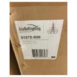 Nine light chandelier