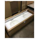 Double Bowl Vanity Top