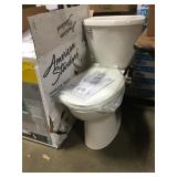 American standard white complete toilet