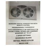 Digital Window Fan w/Remote