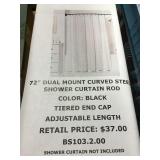Dual Mount Shower Curtain Rod