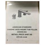 Deck Mount Tub Filler