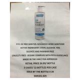 8fl.oz Pro Sanitize Advanced Hand Sanitizer x24