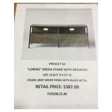 Project 62 "Loring" Media Stand with Drawers