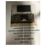 Eastford V Pattern TV Stand