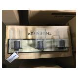 Kichler Millwright 22" 3 Bulb Vanity Light Gray