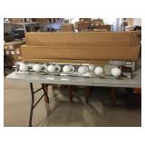 48" Seven Bulb Mirrored Vanity Light