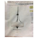 Three Lights Inverted Pendant Small Ceiling Light