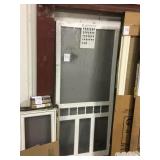 Solid Vinyl Screen Door