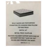 Sealy Queen Posturpedic Firm Pillowtop Mattress