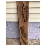 Lichtenburg burnt cedar wood slab