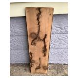 Lichtenburg burnt cedar wood slab