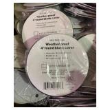 Box of Weather Proof 4in Round Blank Covers