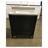 Kraft30 in vanity cabinet with top