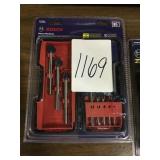 Bosch eight piece glass and tile bit set