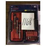 Bosch eight piece glass and tile bit set
