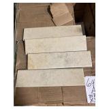 Box of 3in x 12in Bullnose Ceramic Wall Tile x30