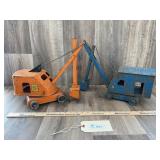 2 pcs Cranes, 1-State Hi-Way Dept