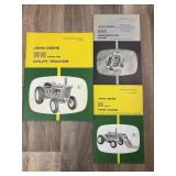 Qty 3 John Deere Manuals; Utility Tractor, Rear Mo