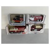 Qty 4 ERTL Collector Truck Banks