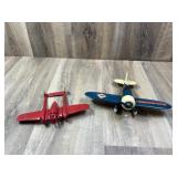 Qty 2 Airplanes; Metal, AC Bank