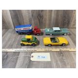 Qty 4 Tin Vehicles