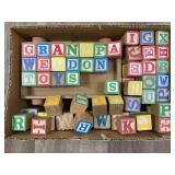 Box of Blocks and Block Wagon