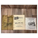 Qty 3 John Deere Manuals; Spreader, B Tractors, Mo