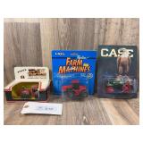Qty. 3, Case 4WDs, Case Steam Engine, Ertl, 1/64 S