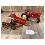 Qty. 3, True-Scale Tractor with Manure Spreader, 2