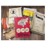Box lot of Service Manuals; Briggs and Stratton, J