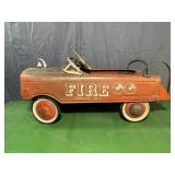 Murray Fire Battalion #1 Pedal Car, missing 2 fron