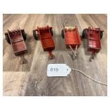 Qty. 4, Manure Spreaders, Hubley