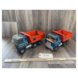 2 ERTL Transtar Dump Trucks