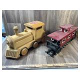 Playscool Wod Train Engine 22in, Homeade Red Caboo