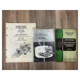 Qty 3 John Deere Manuals; Combine, Reel Attachment