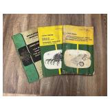 Qty 3 John Deere Manuals; Cultivator, Toolbar, Dra