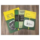 Qty 3 John Deere Manuals; 2-Forage Harvester, Chuc