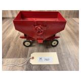 True-Scale Gravity Dump Grain Trailer, Metal, 1/16